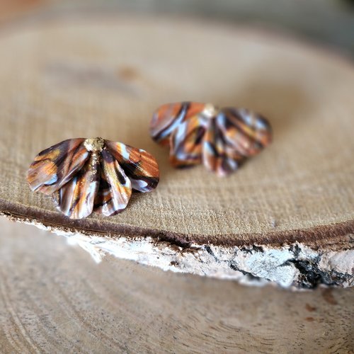 Boucles d'oreilles "fleurs d'automne"