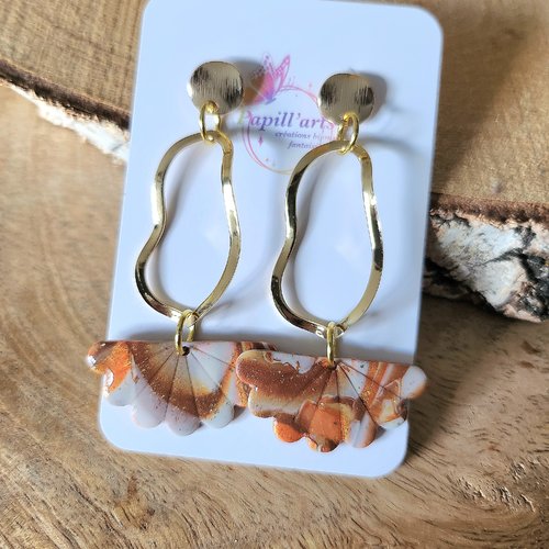 Boucles d'oreilles "horizon"