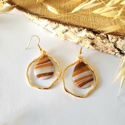 Boucles d'oreilles "automne"