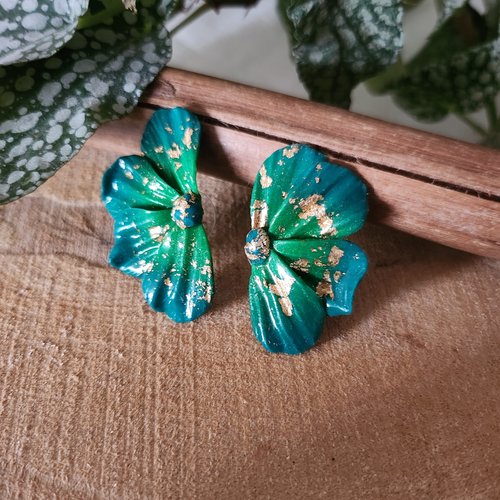 Boucles d'oreilles "fleurs"