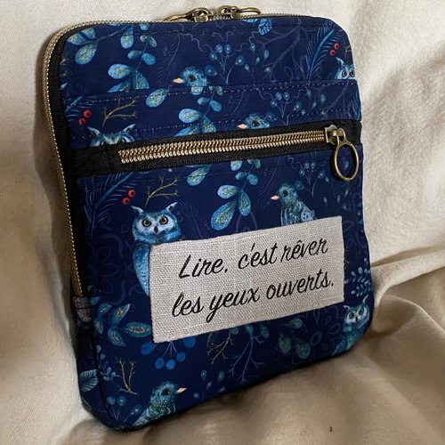 Housse liseuse oiseaux