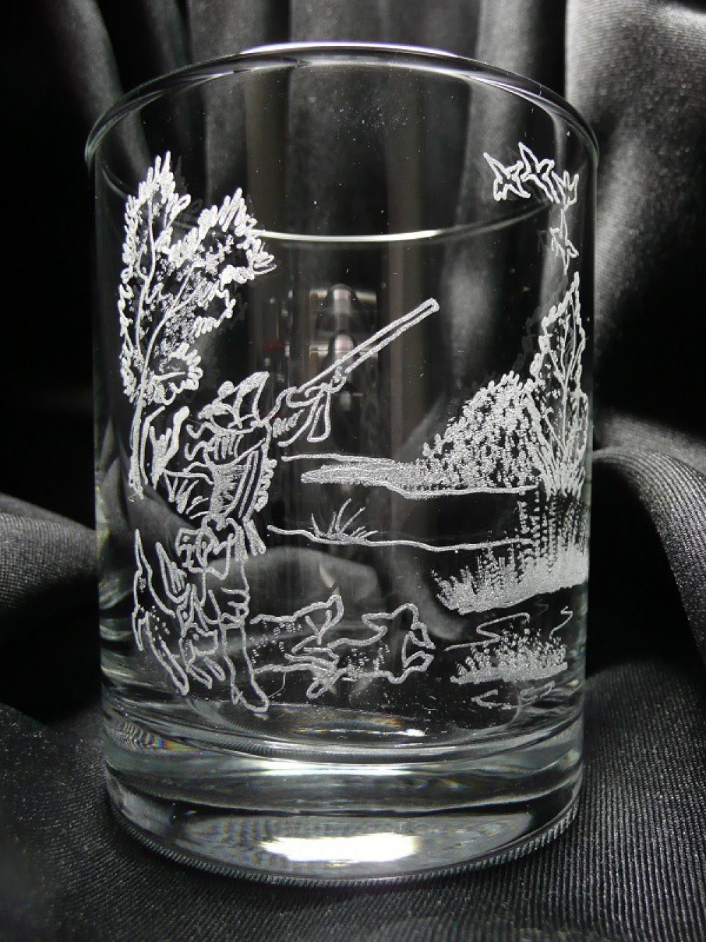 Gravure Sur Verre Verre A Whisky Chasseur Un Grand Marche