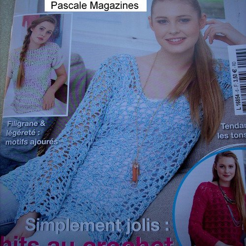 Mode au crochet n°6     -  livraison offerte  -
