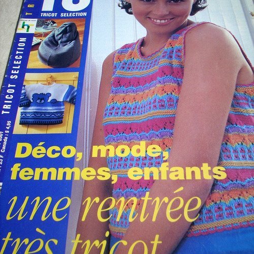  tricot sélection n°278 juillet-août 2001      -  livraison offerte  -