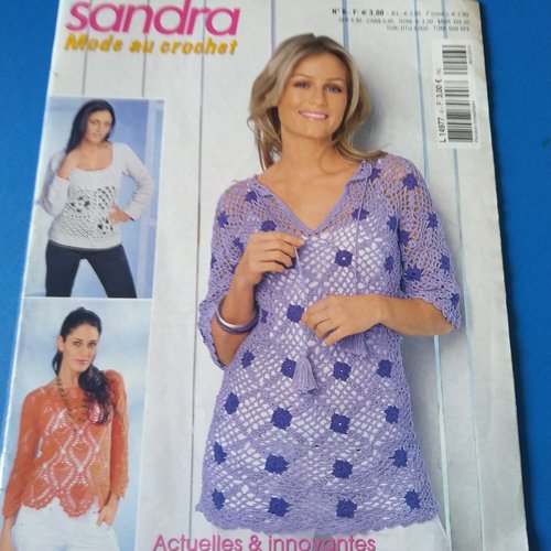 Sandra mode au crochet n°6 avril 2010 - livraison offerte - 