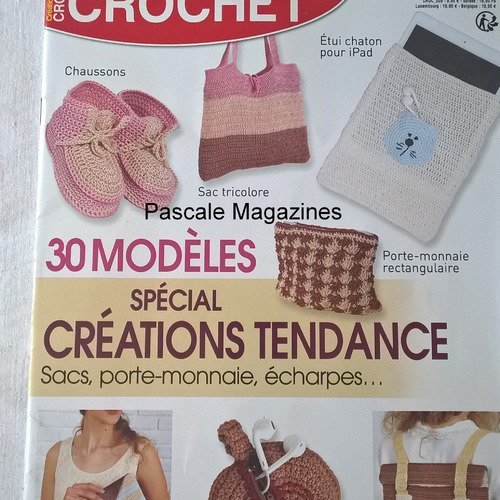 Créations faciles au crochet n°20  spécial créations tendances    -  livraison offerte  -