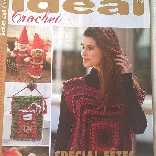  idéal crochet n°19 spécial fêtes    -  livraison offerte  -