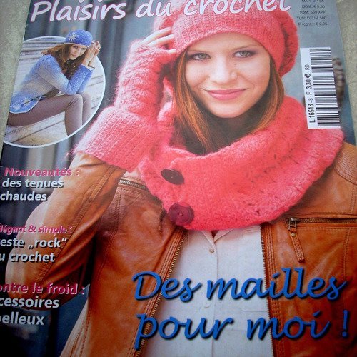 Magazine  sandra plaisirs du crochet n°8 -  livraison offerte  -