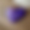 Pendentif cœur camaïeu violet