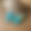 Papillon turquoise pour création bijoux
