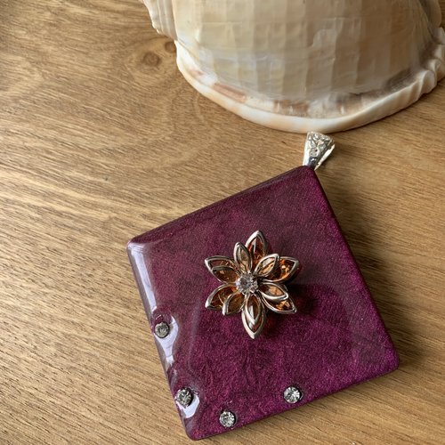 Pendentif prune