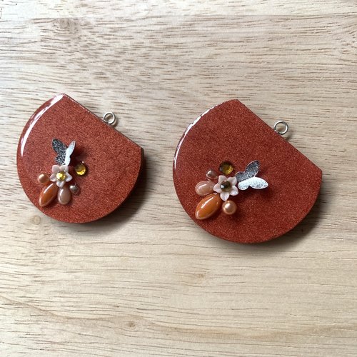 Duo de pendentifs pour créations