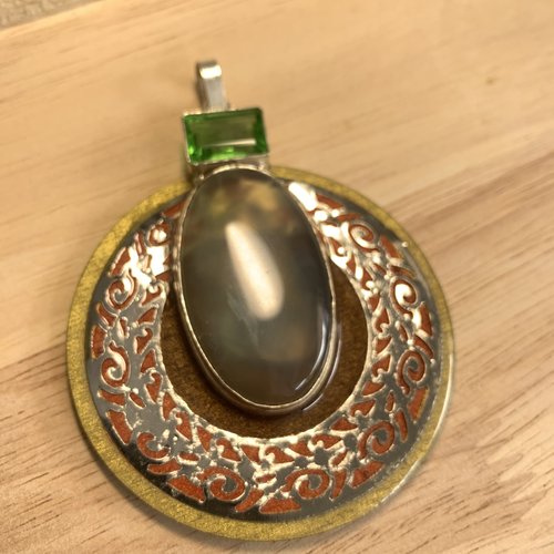 Gros pendentif pour création bijoux 65 mm