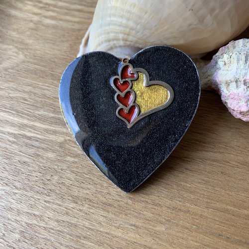 Pendentif cœur pour création bijoux