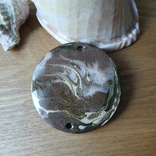 Grand sequin fait main pour créations bijoux