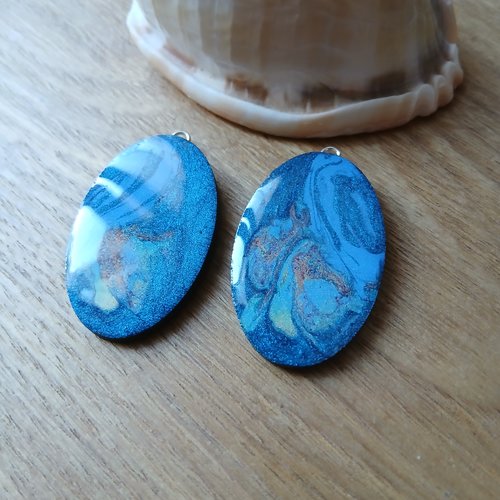 Duo pendentifs pour créations bijoux