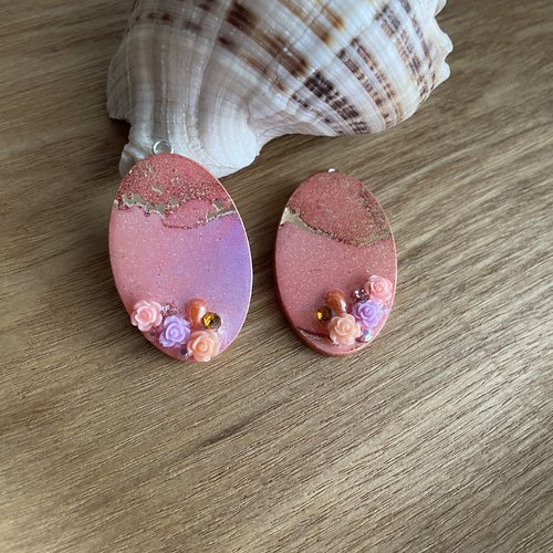 Duo de pendentifs pour créations bijoux