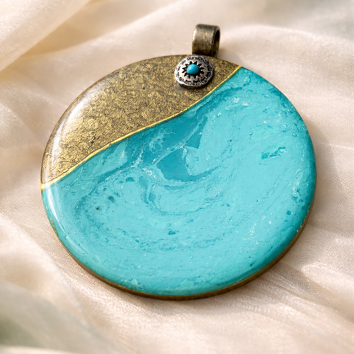 Création pendentif unique bohème