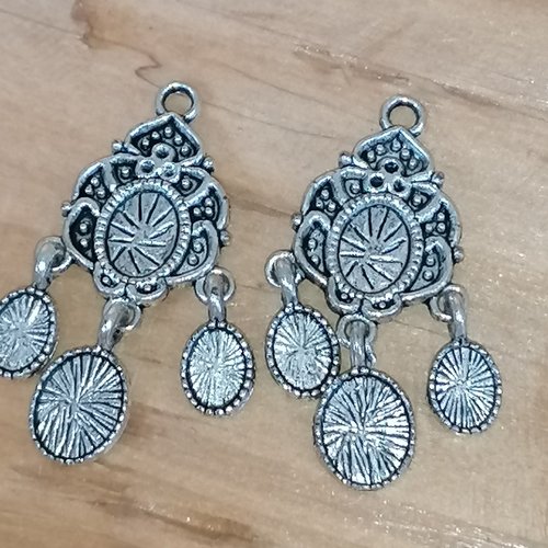Pendentifs connecteurs supports cabochons
