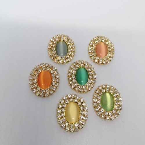 Des cabochons ronds