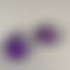 Lot de cabochons en verre