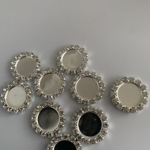 Supports cabochons 2 pièces