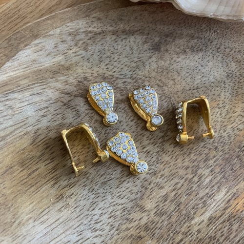 Bélières strass lot