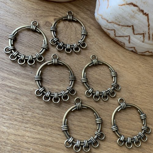 Lot de pendentifs pour vos créations bijoux x6