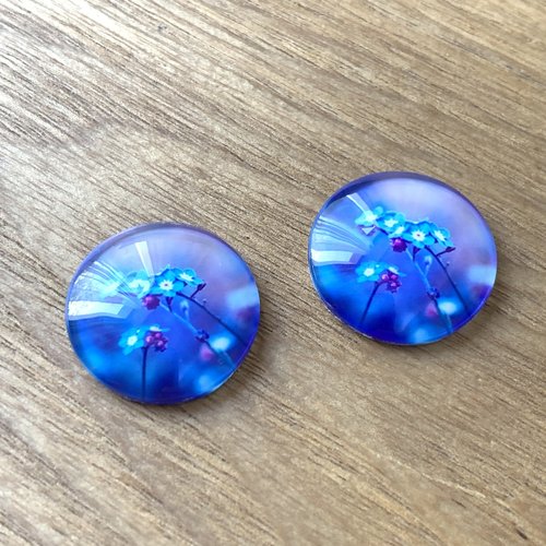 Cabochons 20 mm x2 pièces