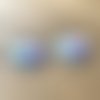 Cabochons en verre 20 mm x2