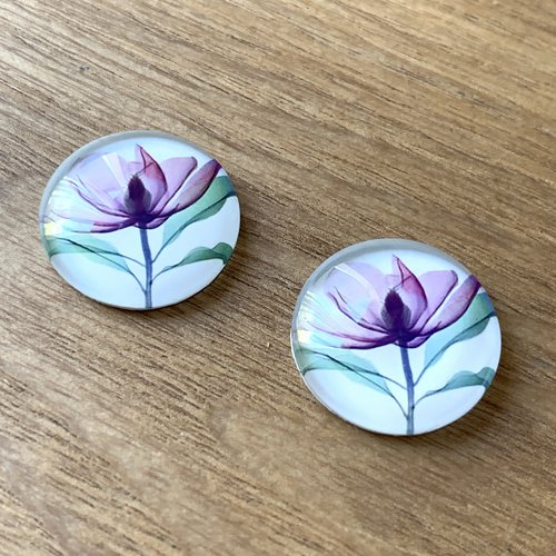 Cabochons de 20 mm 2 pièces
