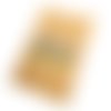 Boucles d'oreilles *lara* en laiton doré avec pendentifs fait main