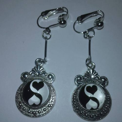 Boucles d'oreilles clips cabochon