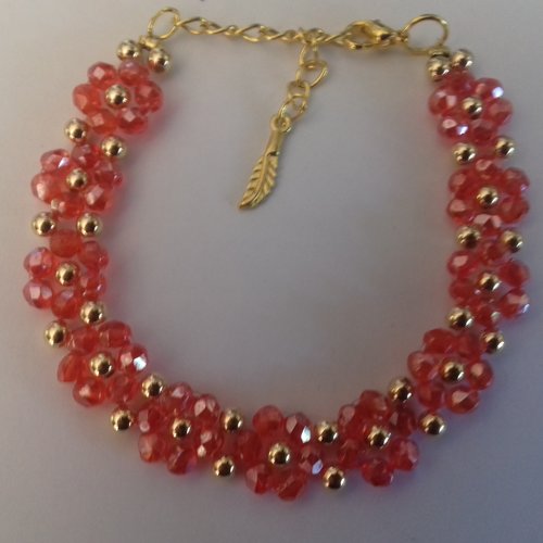 Bracelet perles ajustable