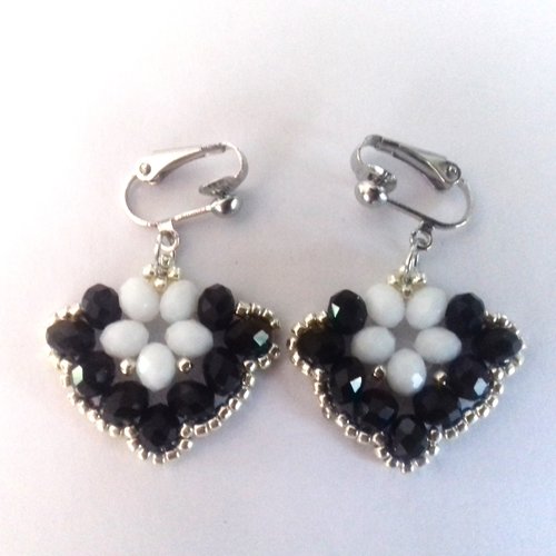 Boucles d'oreilles clips longues