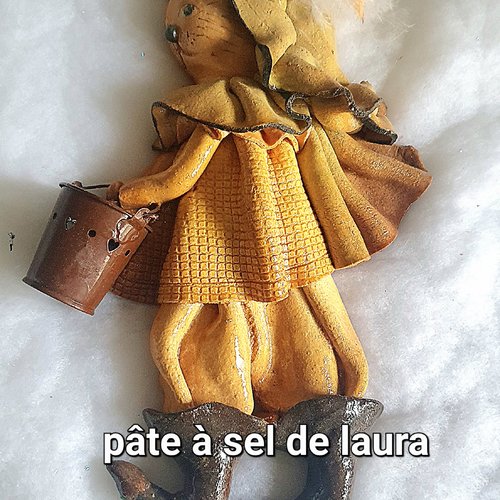 Pâte a sel , un grand chat botté