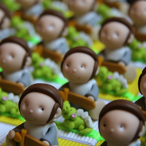Boîtes à dragées petits chevaliers