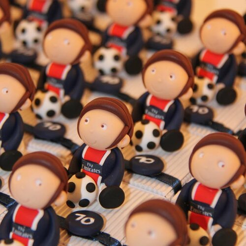 Boîtes à dragées footballeurs