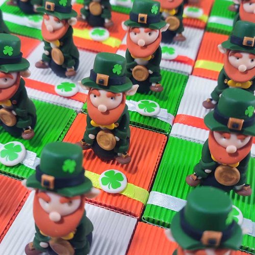 Boîtes à dragées lutins leprechauns