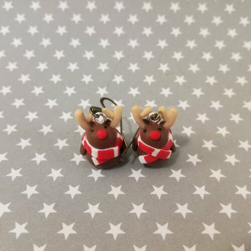 Boucles d'oreilles rennes