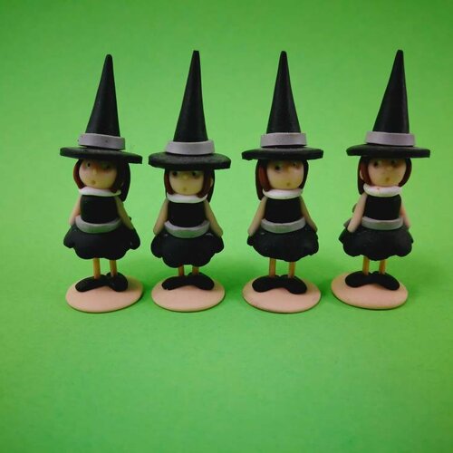 Mini sujets sorcières