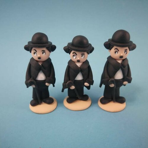 Coffret de 3 sujets charlie chaplin