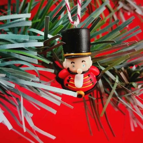 Coffret de 4 mini sujets de noël à suspendre