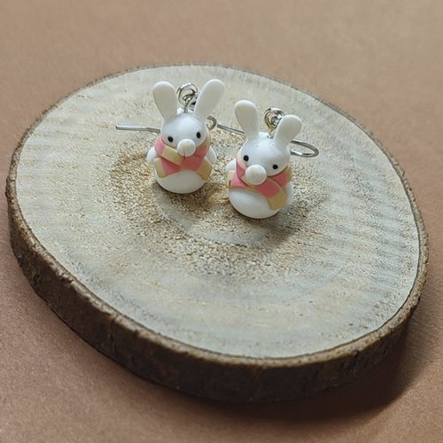 Boucles d'oreilles lapins