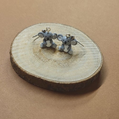 Boucles d'oreilles koalas