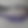 Headband noeud marin violet  