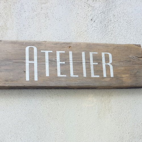 Pancarte déco pour  jardin, atelier, potager  .cadeau de noel  personnalisable en bois peint