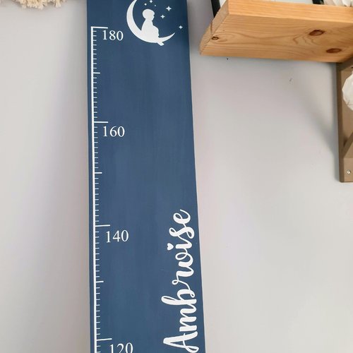 Toise enfant en bois massif à personnaliser