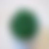 10 perles rondes vert pomme givré 10 mm en verre