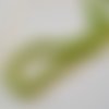 Fil de 50 perles en bois de cyprès 8mm vert pomme